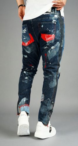 Distroyed dark blue jeans edition Jeans Festival MJL5905 Distroyed dark blue jeans edition MJL5905