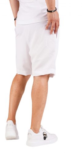 Pantaloni eleganti din stofa alba premium MSL5873