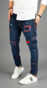 Blugi handmade, editie limitata Jeans Festival MJL5901 Blugi handmade, editie limitata MJL5901