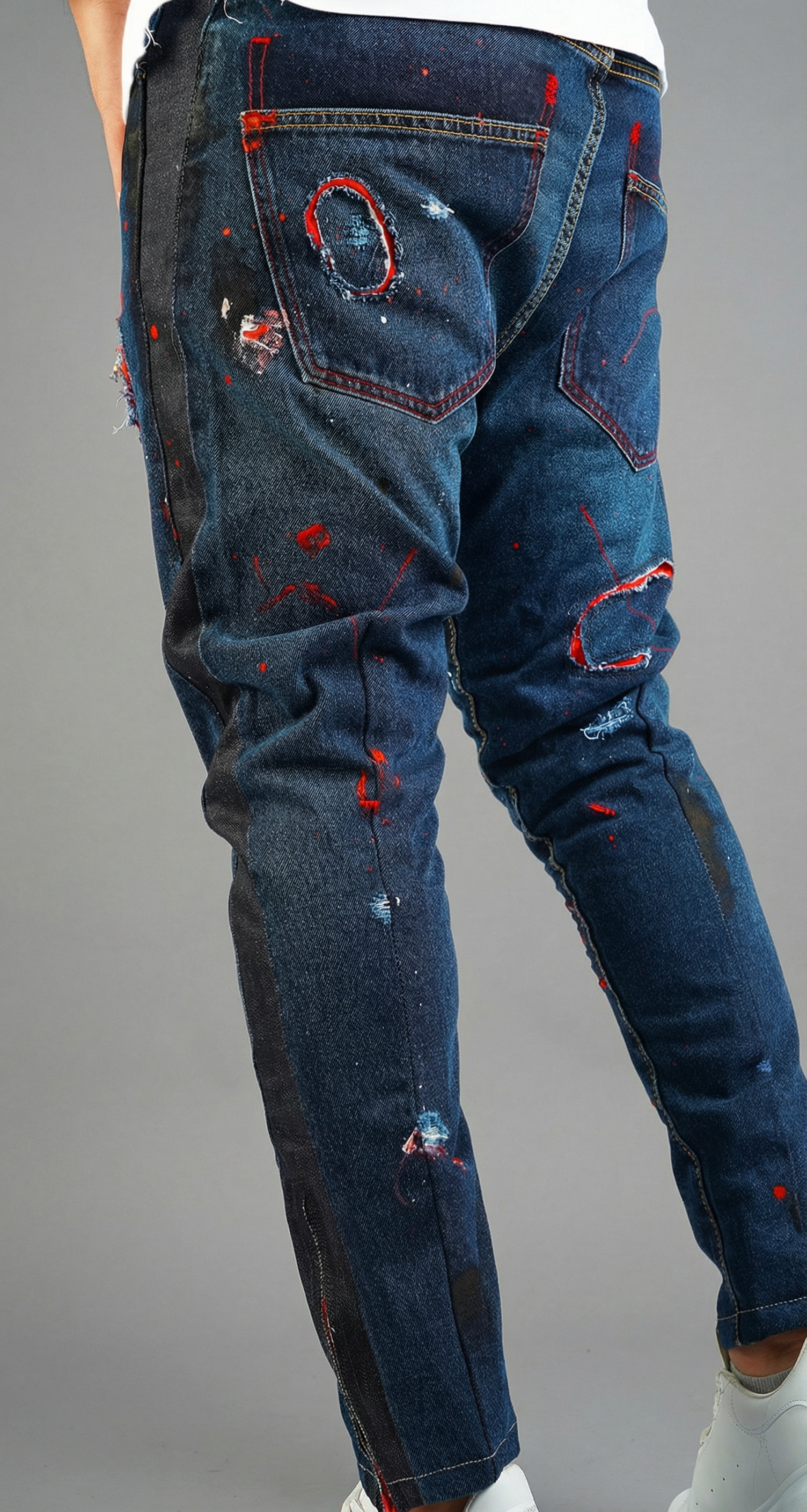 Blugi handmade, editie limitata Jeans Festival MJL5901 Blugi handmade, editie limitata MJL5901