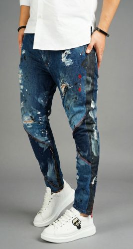 Distroyed dark blue jeans edition MJL5905