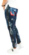 Distroyed dark blue jeans edition MJL5905