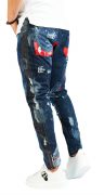 Distroyed dark blue jeans edition MJL5905