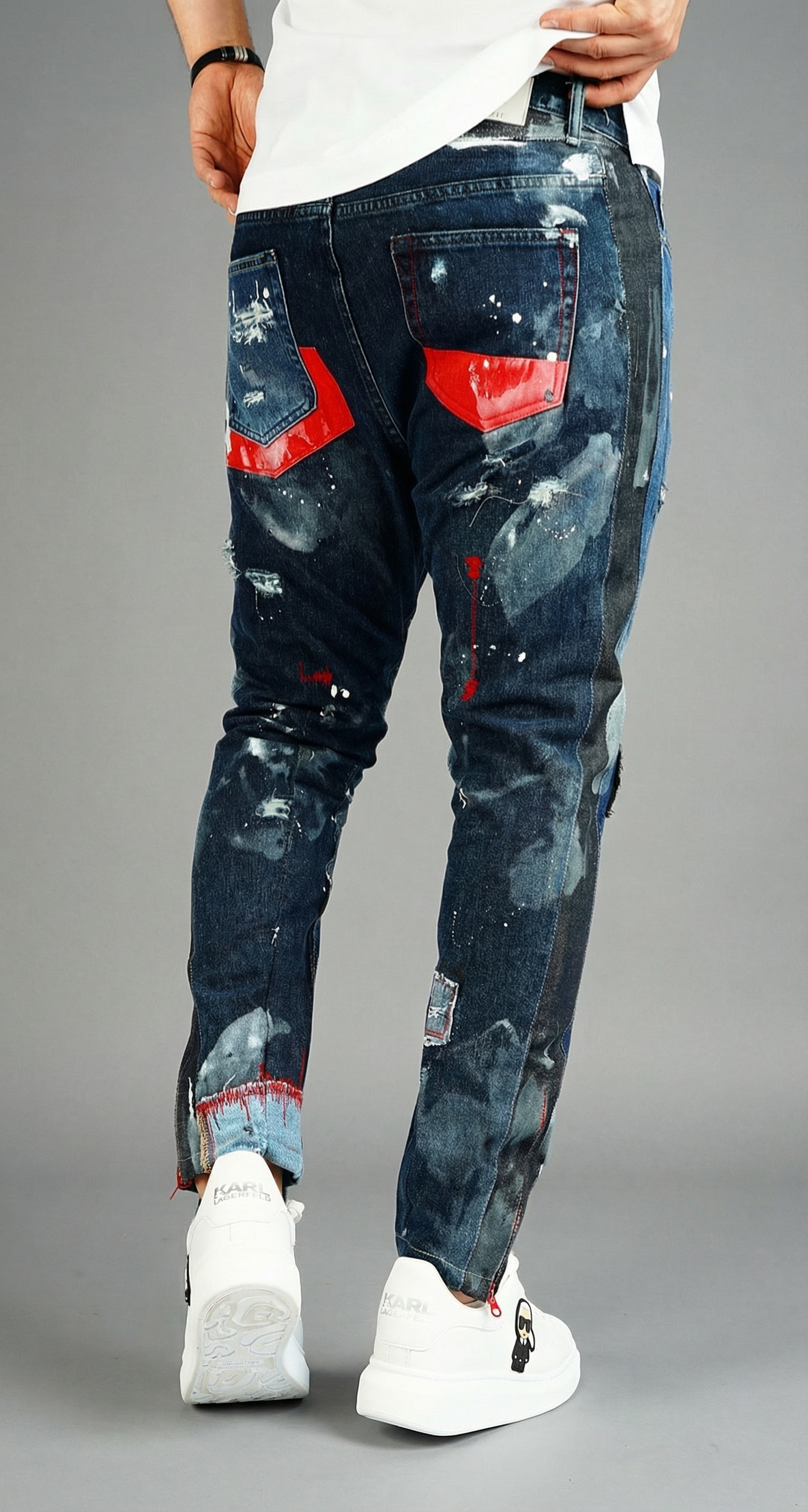 Distroyed dark blue jeans edition Jeans Festival MJL5905 Distroyed dark blue jeans edition MJL5905