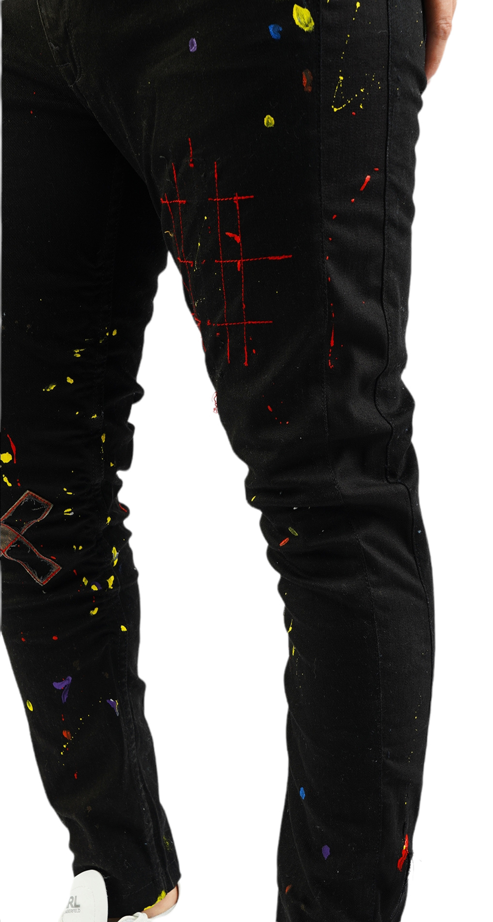 Not-for-everyone dark black limited jeans MJL5906 Not-for-everyone dark black limited jeans MJL5906