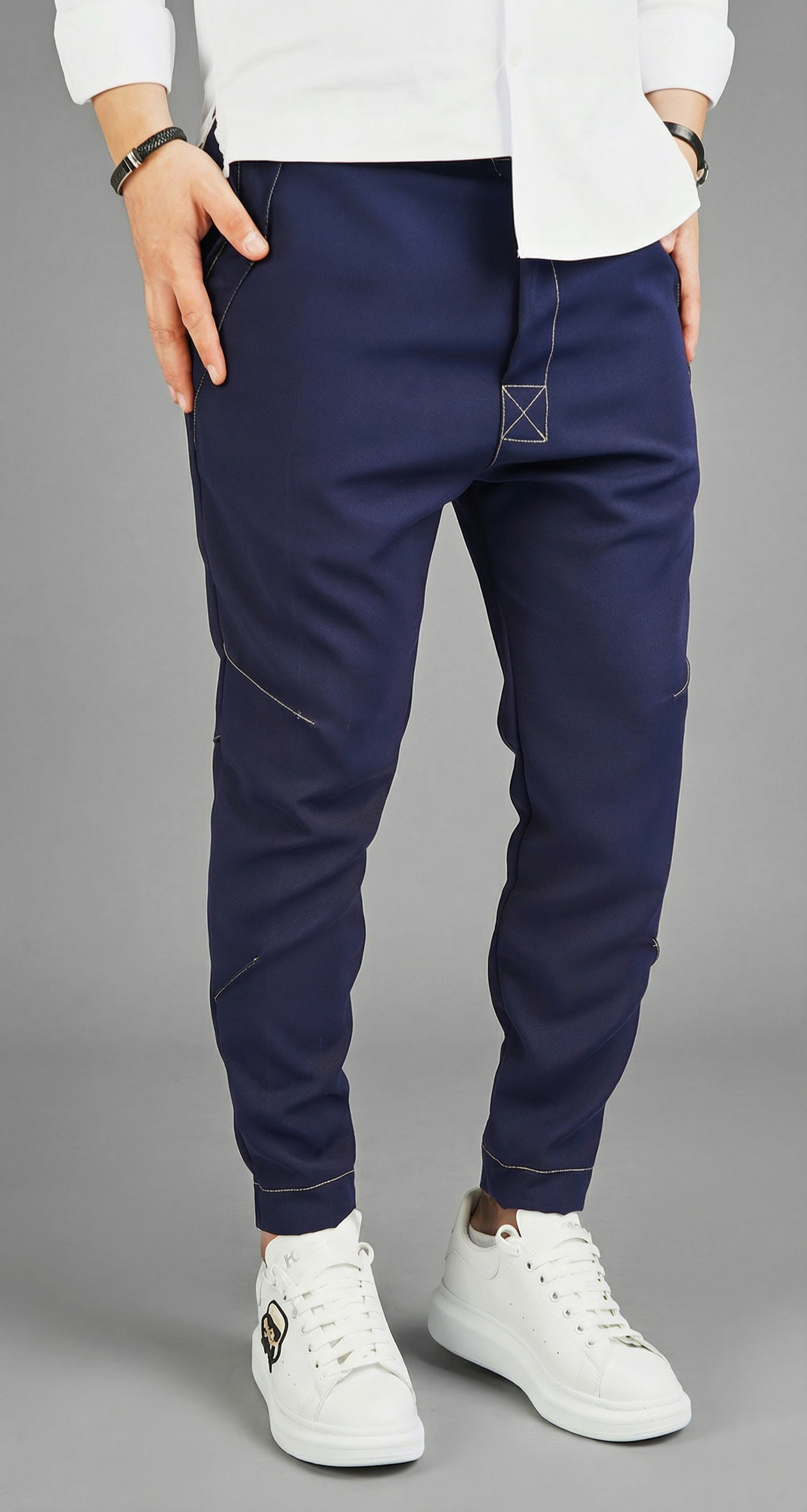 NOT-FOR-EVERYONE: PANTALONI STOFA CU SEMI-TUR LASAT 7-Ani MPL5914 NOT-FOR-EVERYONE: PANTALONI STOFA CU SEMI-TUR LASAT MPL5914