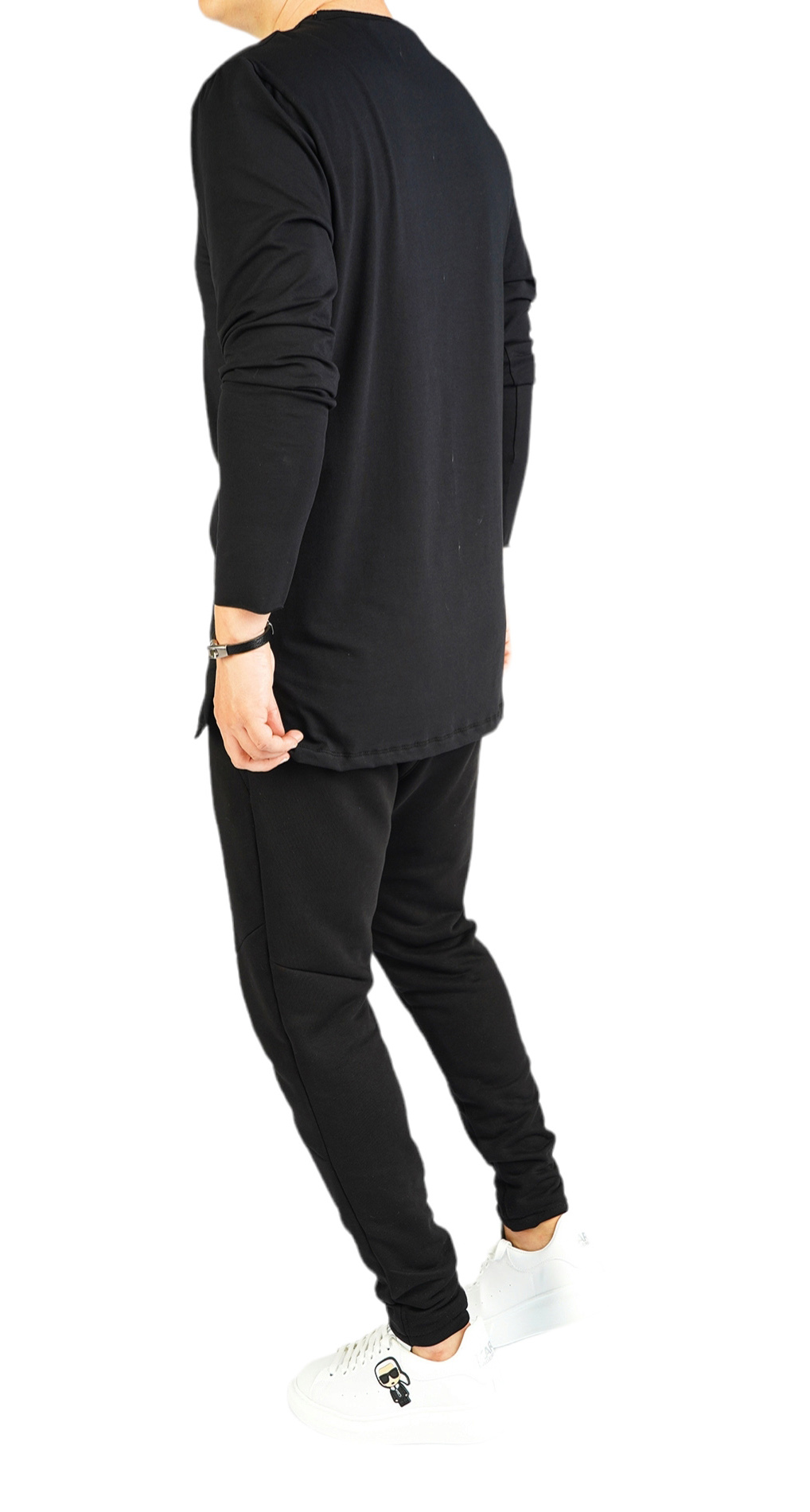 Bluza Minimal white over black bluze si hanorace MBL5922 Bluza Minimal white over black MBL5922