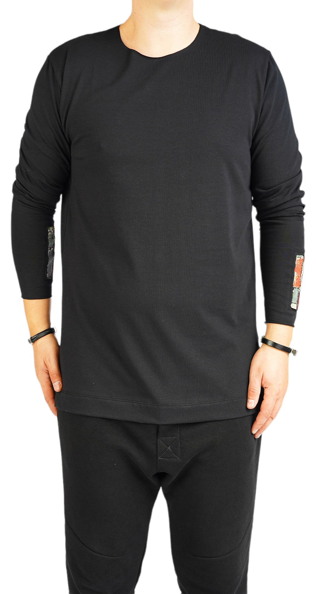 Bluza Custom handmade cu aplicatii manuale bluze si hanorace MBL5923 Bluza Custom handmade cu aplicatii manuale MBL5923