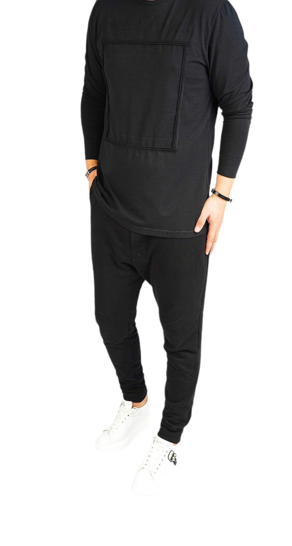 Bluza Minimal Black on Black Universe bluze si hanorace MBL5924 Bluza Minimal Black on Black Universe MBL5924