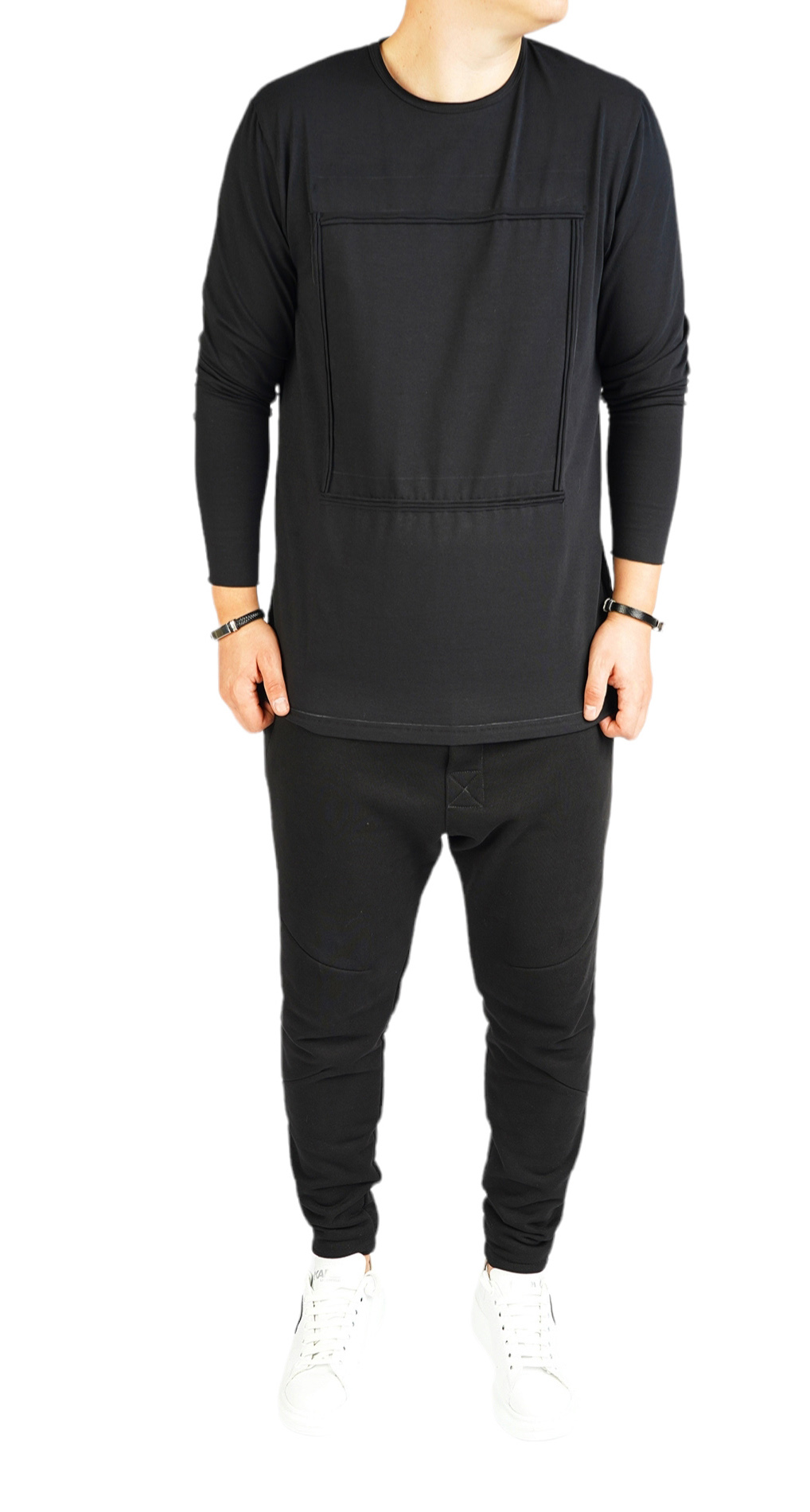 Bluza Minimal Black on Black Universe bluze si hanorace MBL5924 Bluza Minimal Black on Black Universe MBL5924