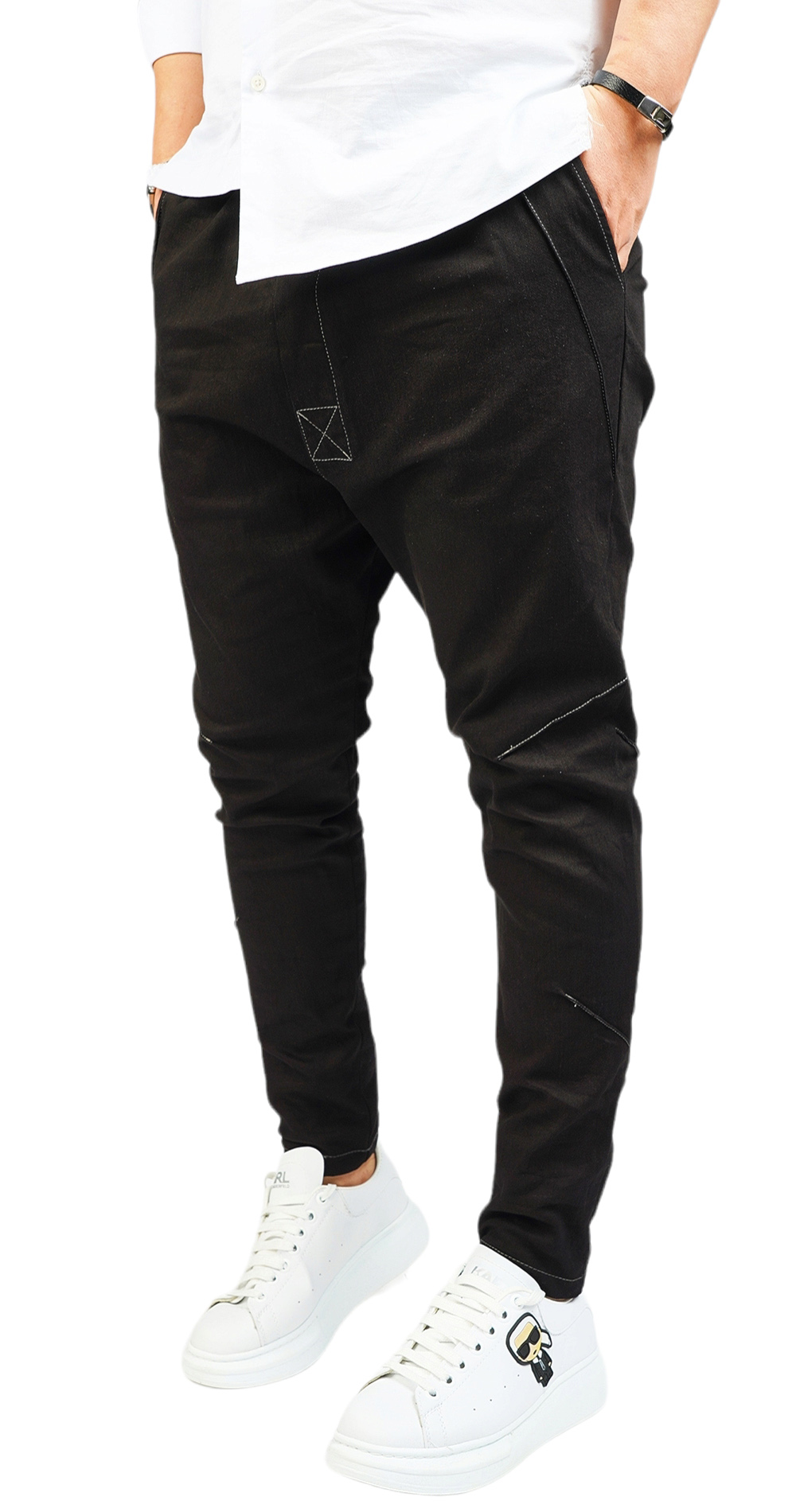 Pantaloni din material de denim jeans MJL6007 Pantaloni din material de denim MJL6007