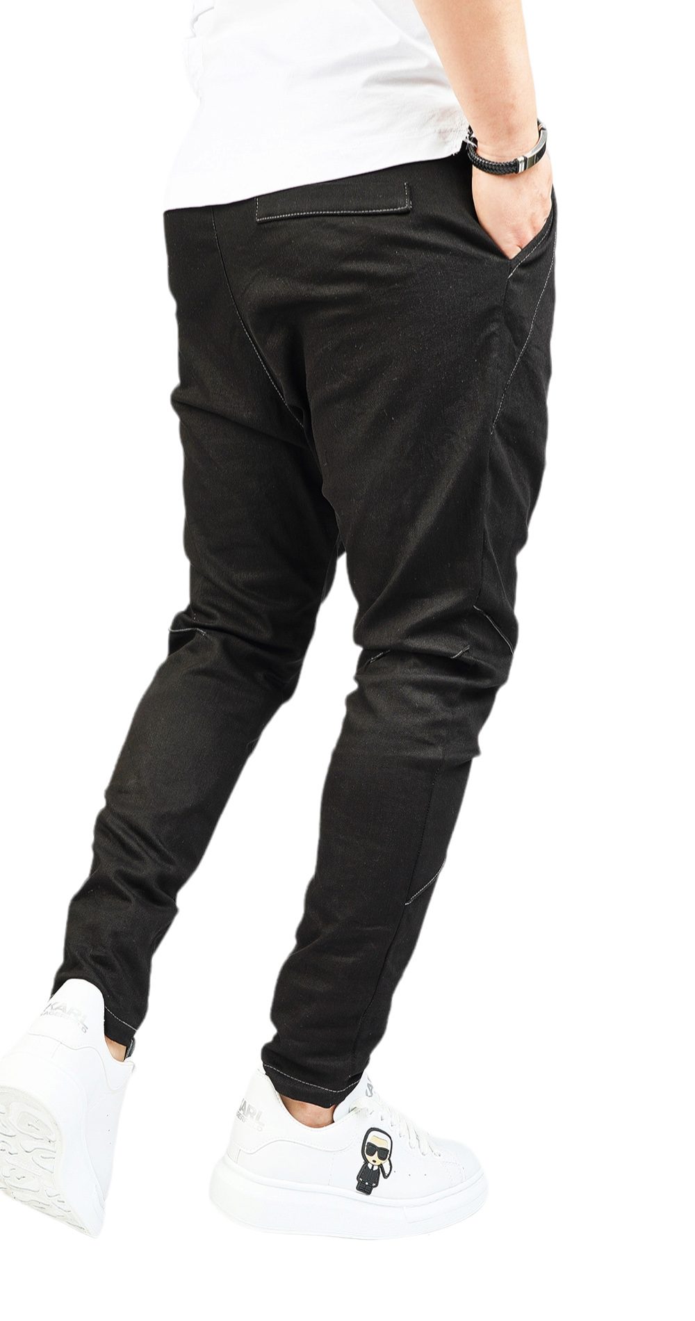 Pantaloni din material de denim MJL6007