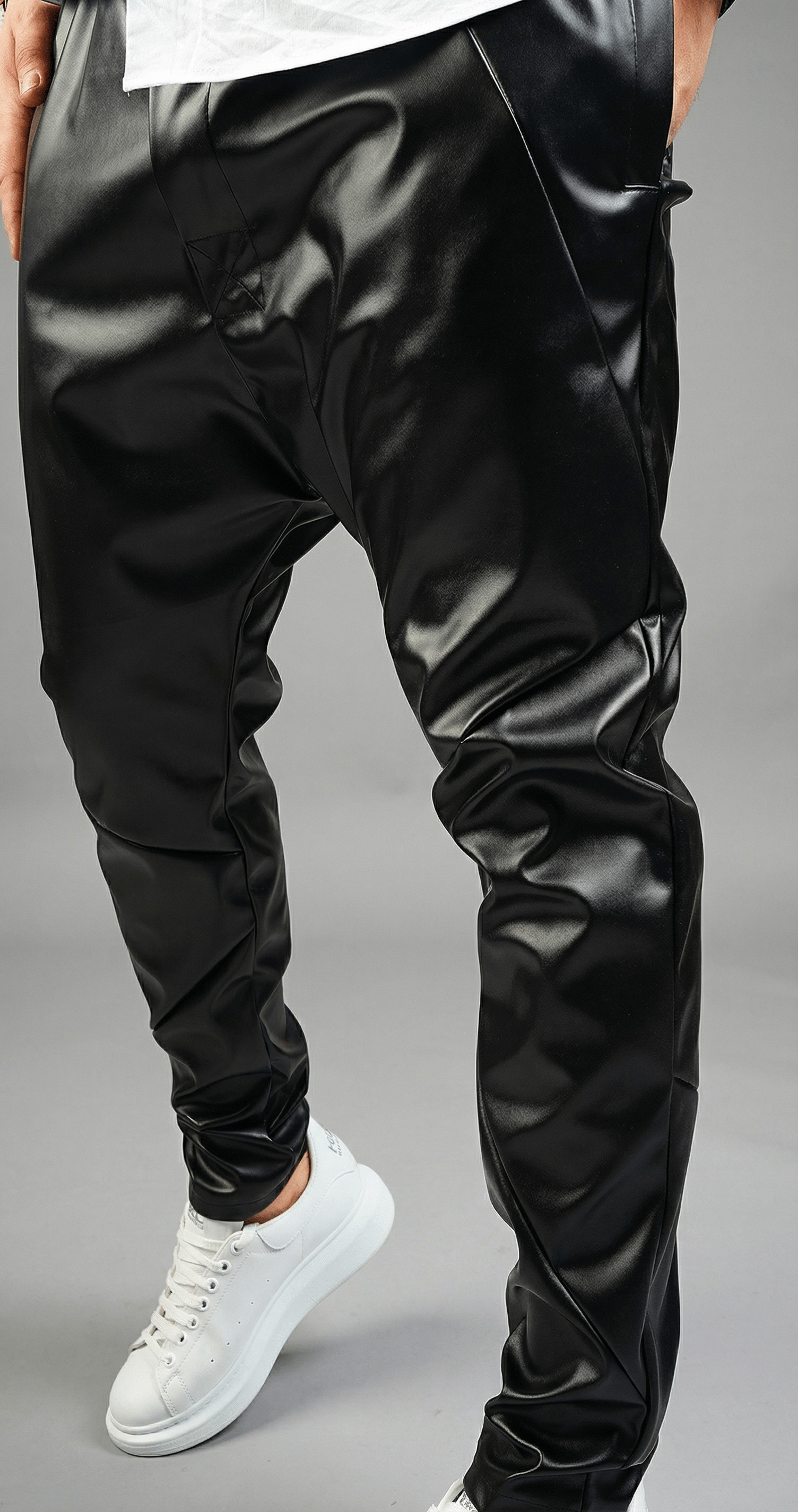 Exclusive Black Leather Pants - Not For Everyone NOT-FOR-EVERYONE MPL6009 Exclusive Black Leather Pants - Not For Everyone MPL6009