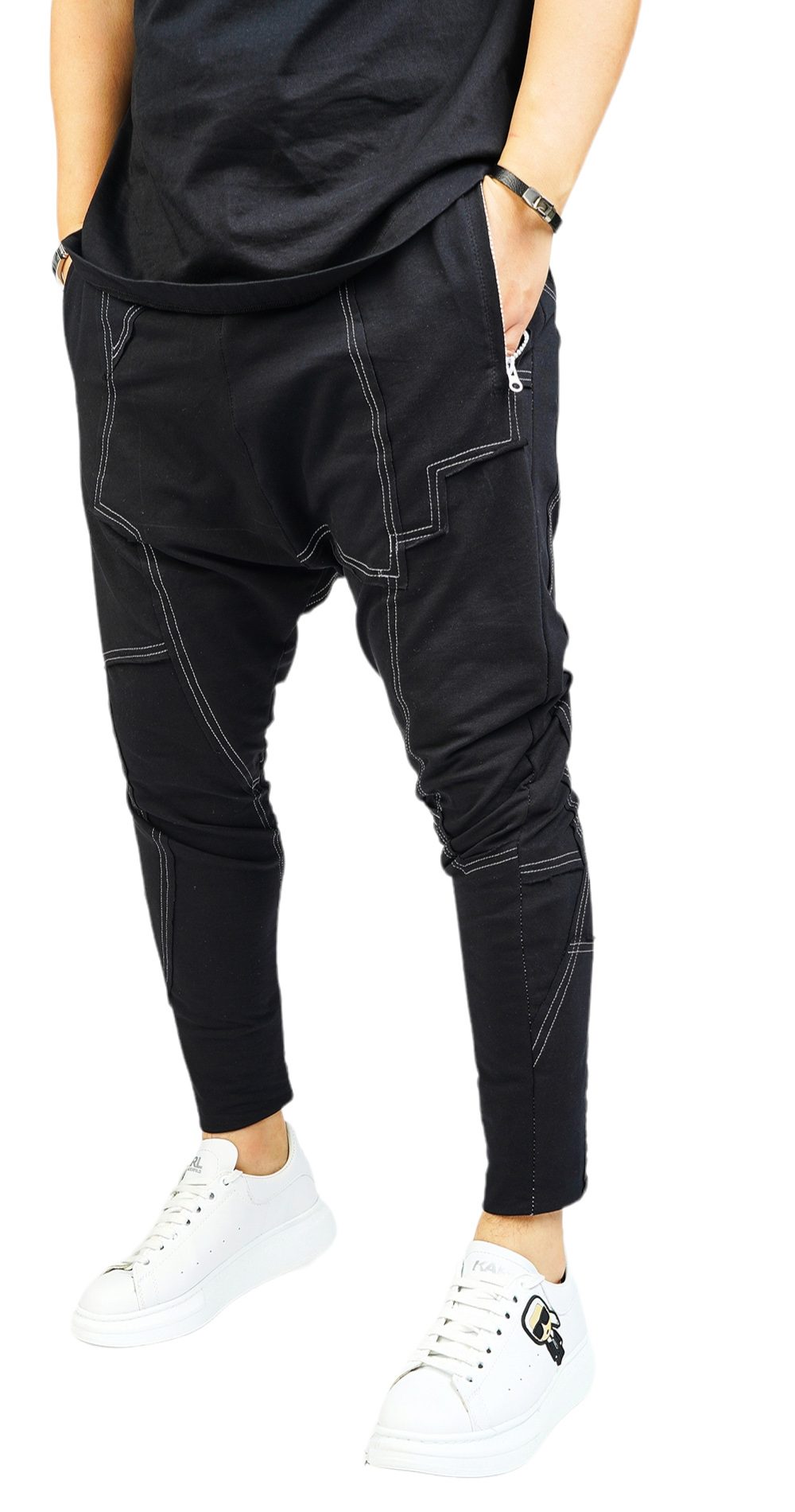 Pantaloni Black minimal MPL6015