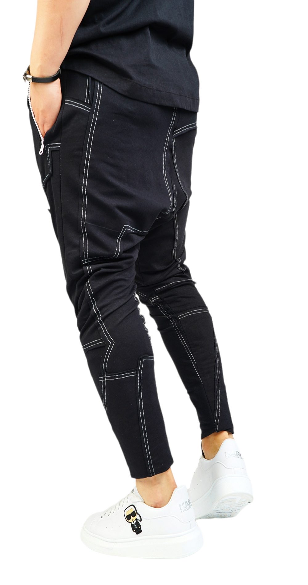 Pantaloni Black minimal MPL6015