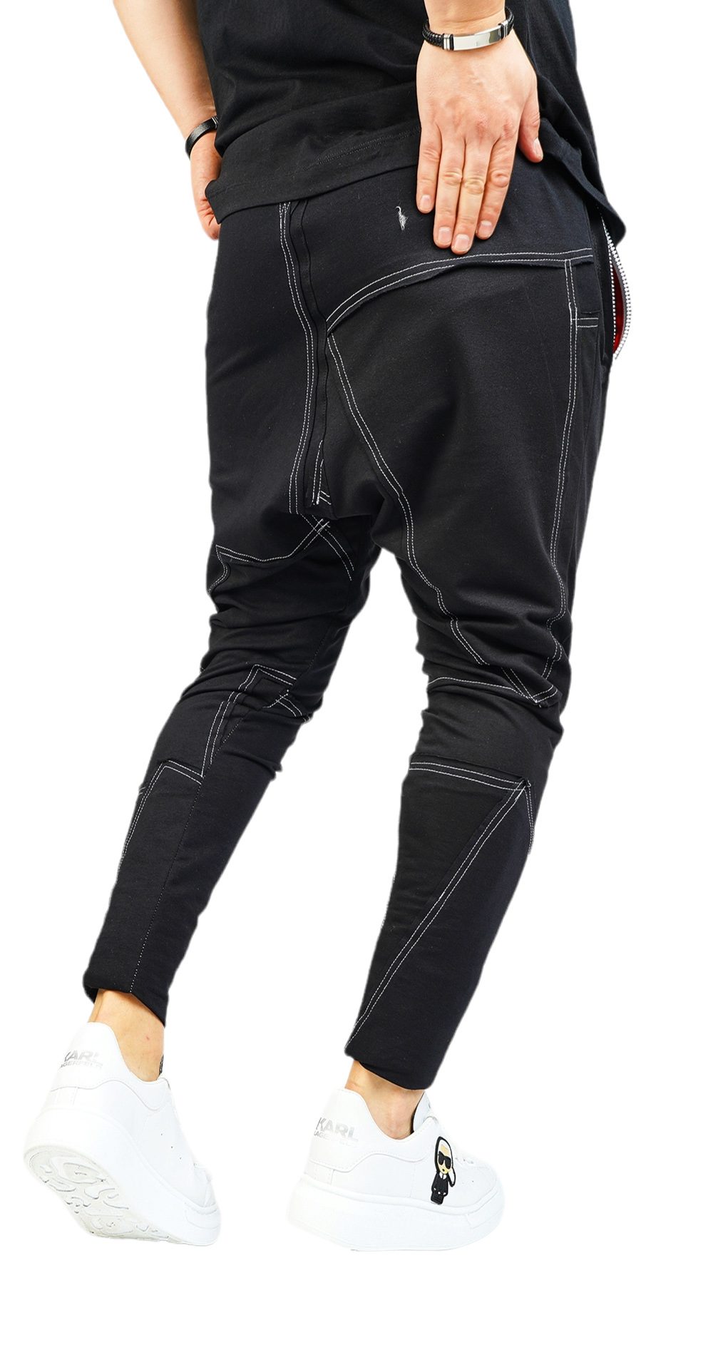 Pantaloni Black minimal MPL6015