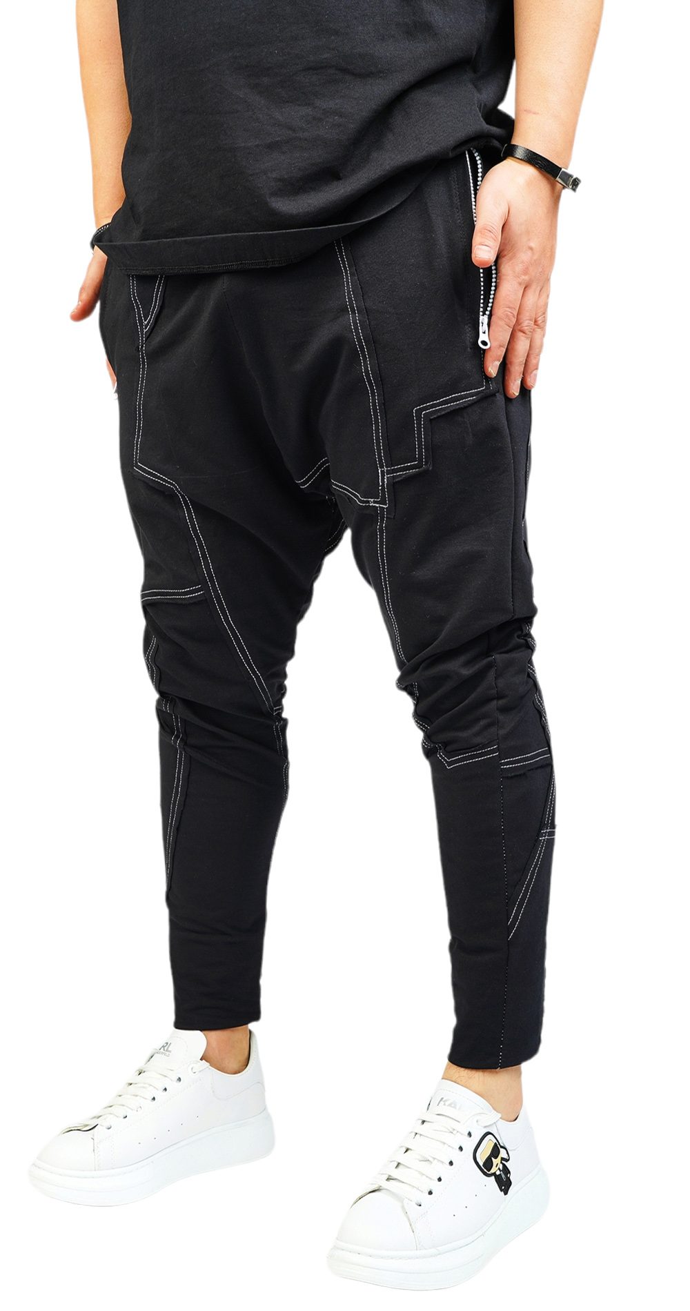 Pantaloni Black minimal MPL6015