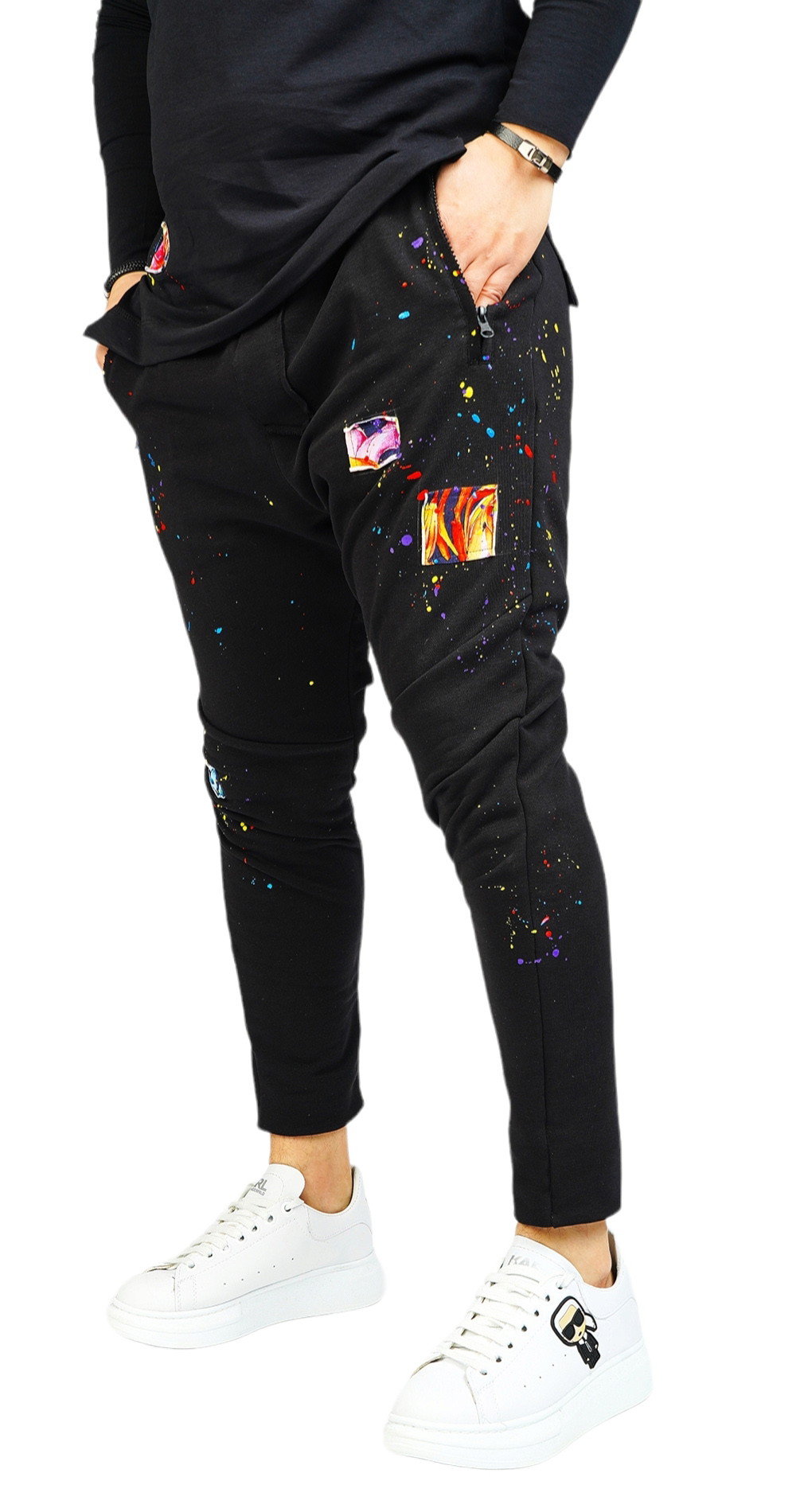 Pantaloni cu semi-tur, editie limitata pantaloni MPL6016 Pantaloni cu semi-tur, editie limitata MPL6016