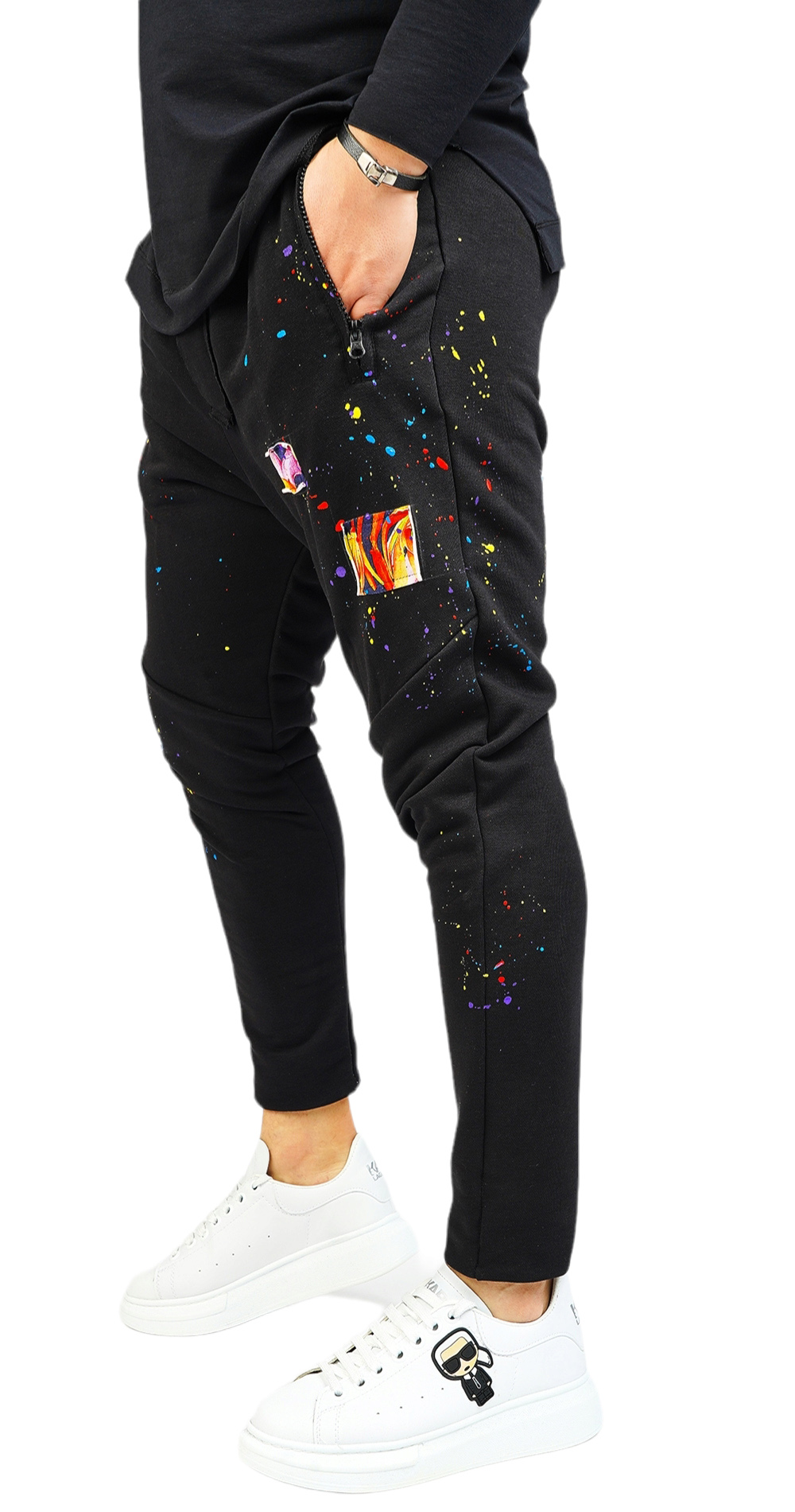 Pantaloni cu semi-tur, editie limitata pantaloni MPL6016 Pantaloni cu semi-tur, editie limitata MPL6016