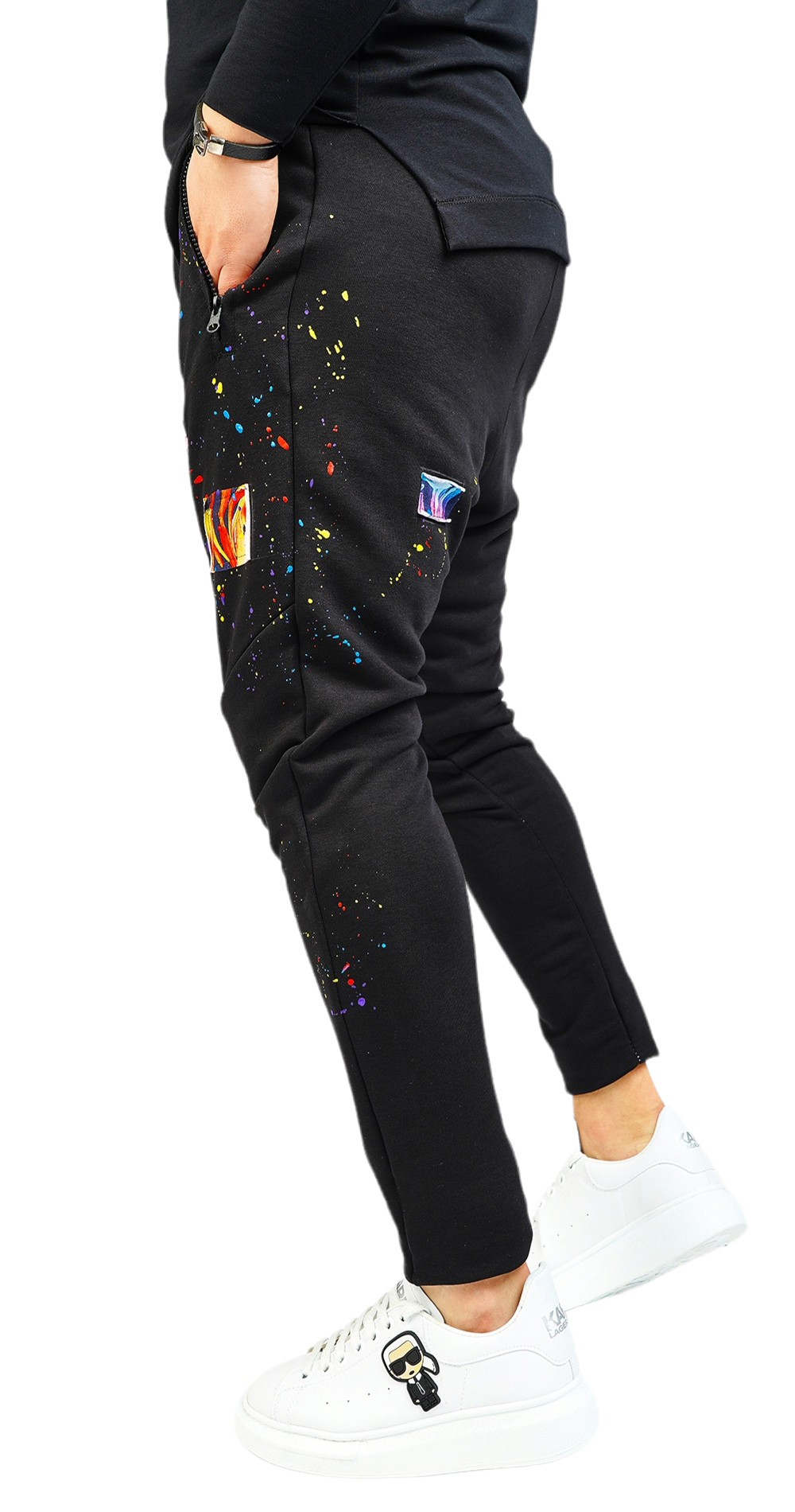 Pantaloni cu semi-tur, editie limitata pantaloni MPL6016 Pantaloni cu semi-tur, editie limitata MPL6016