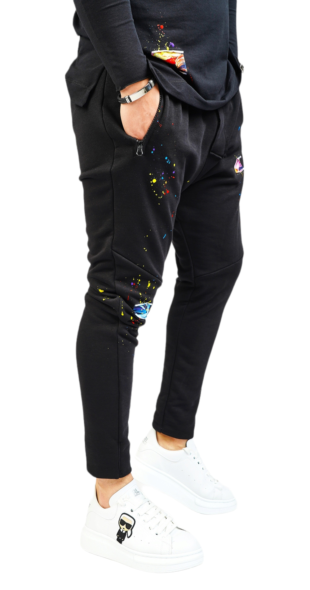 Pantaloni cu semi-tur, editie limitata pantaloni MPL6016 Pantaloni cu semi-tur, editie limitata MPL6016