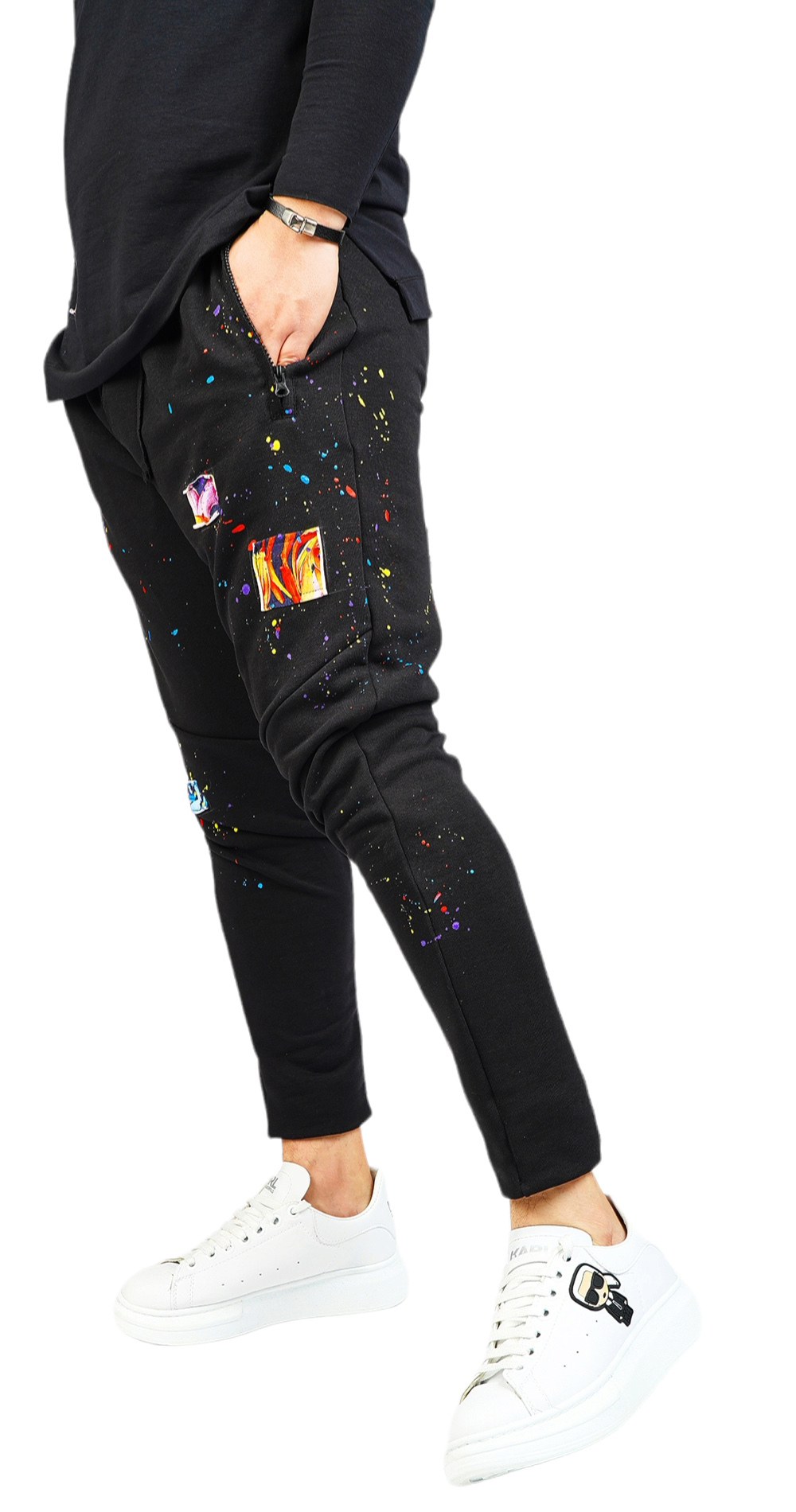 Pantaloni cu semi-tur, editie limitata pantaloni MPL6016 Pantaloni cu semi-tur, editie limitata MPL6016