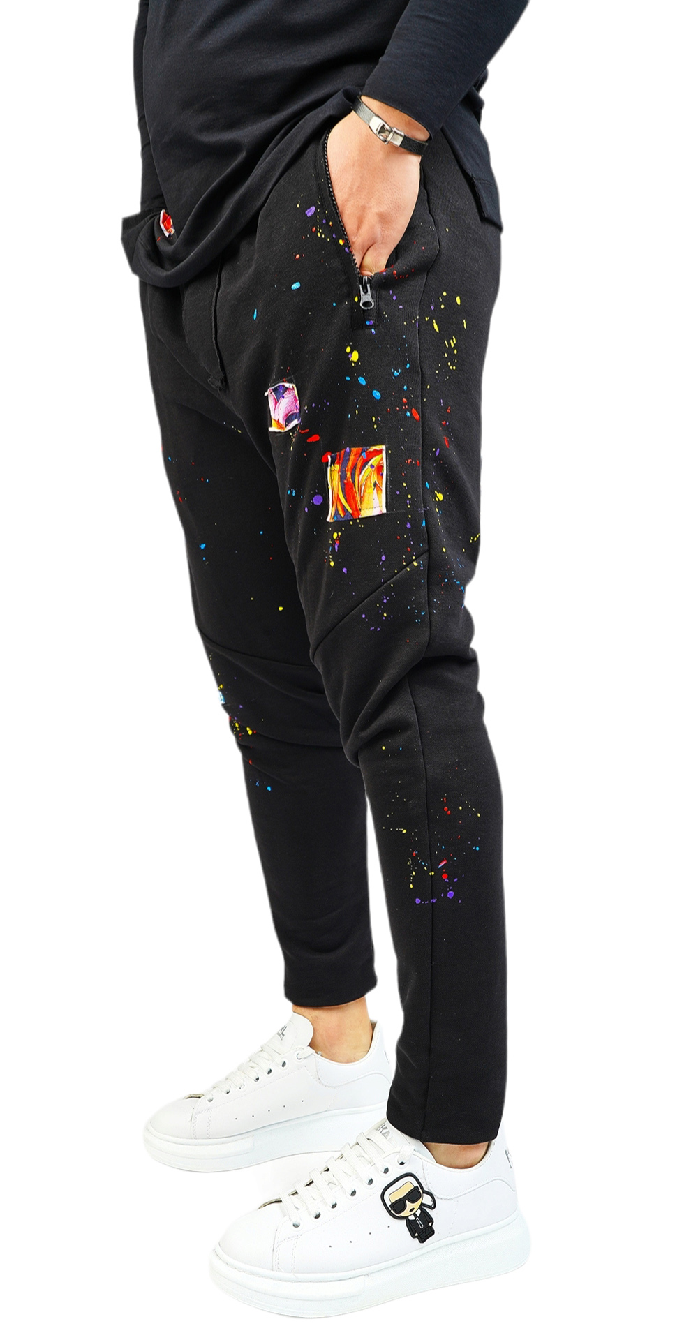 Pantaloni cu semi-tur, editie limitata pantaloni MPL6016 Pantaloni cu semi-tur, editie limitata MPL6016