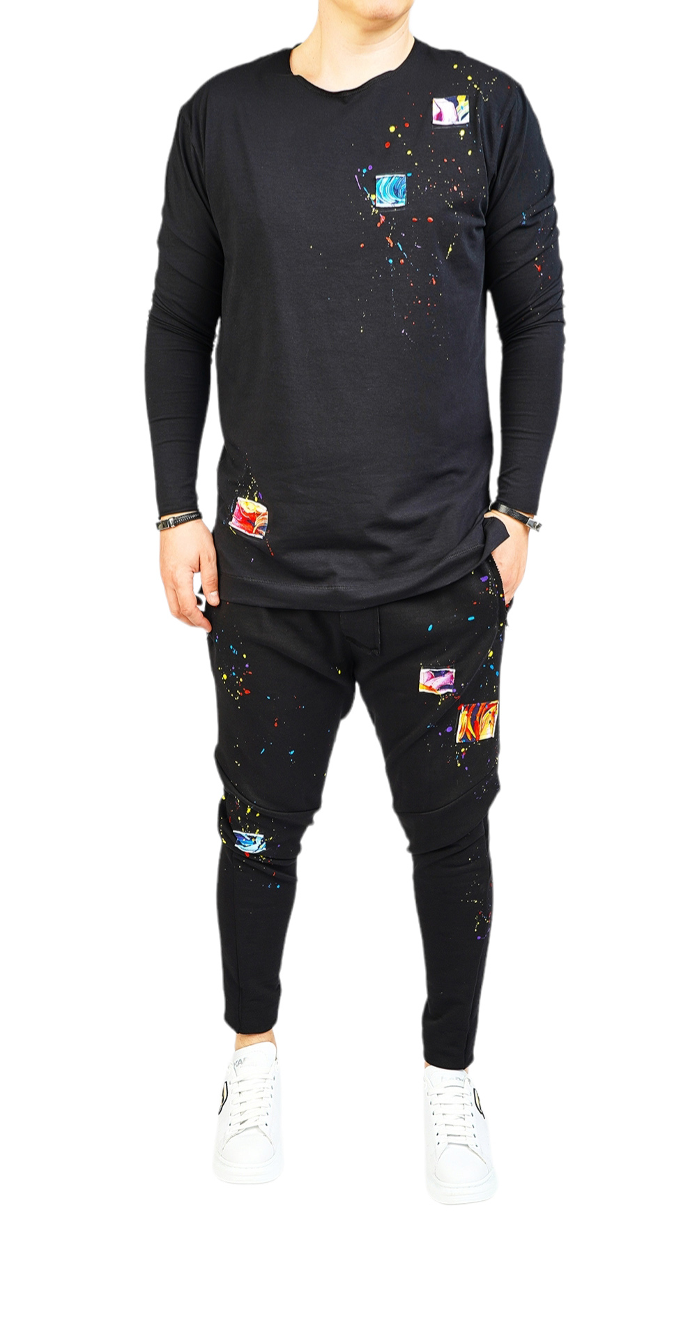 Pantaloni cu semi-tur, editie limitata pantaloni MPL6016 Pantaloni cu semi-tur, editie limitata MPL6016