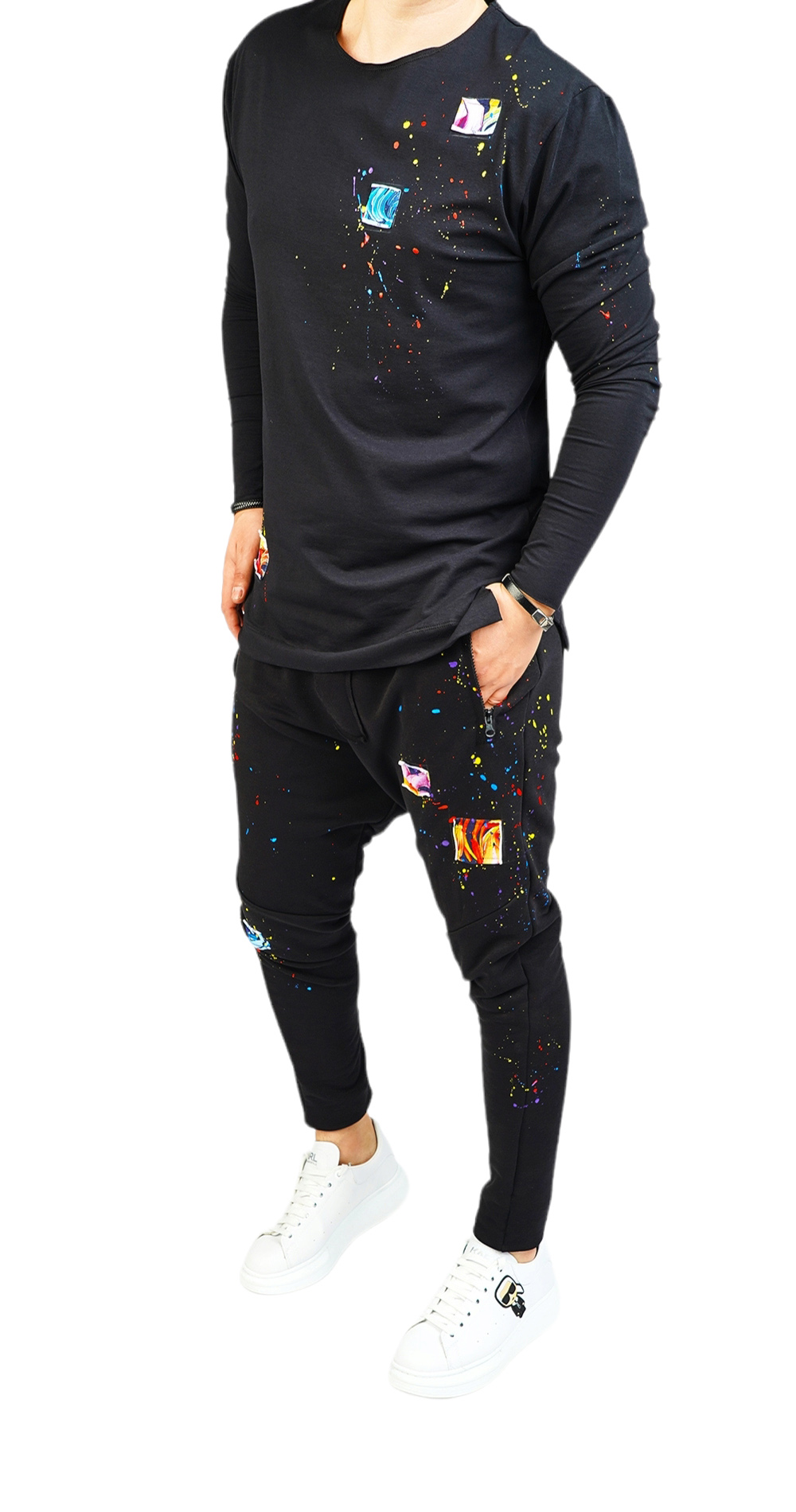 Pantaloni cu semi-tur, editie limitata pantaloni MPL6016 Pantaloni cu semi-tur, editie limitata MPL6016