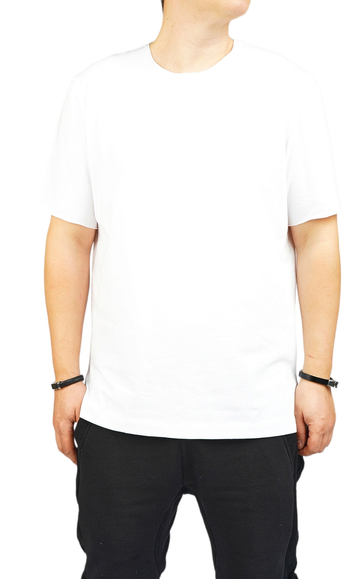 Basic premium white t-shirt tricouri MTL6026 Basic premium white t-shirt MTL6026