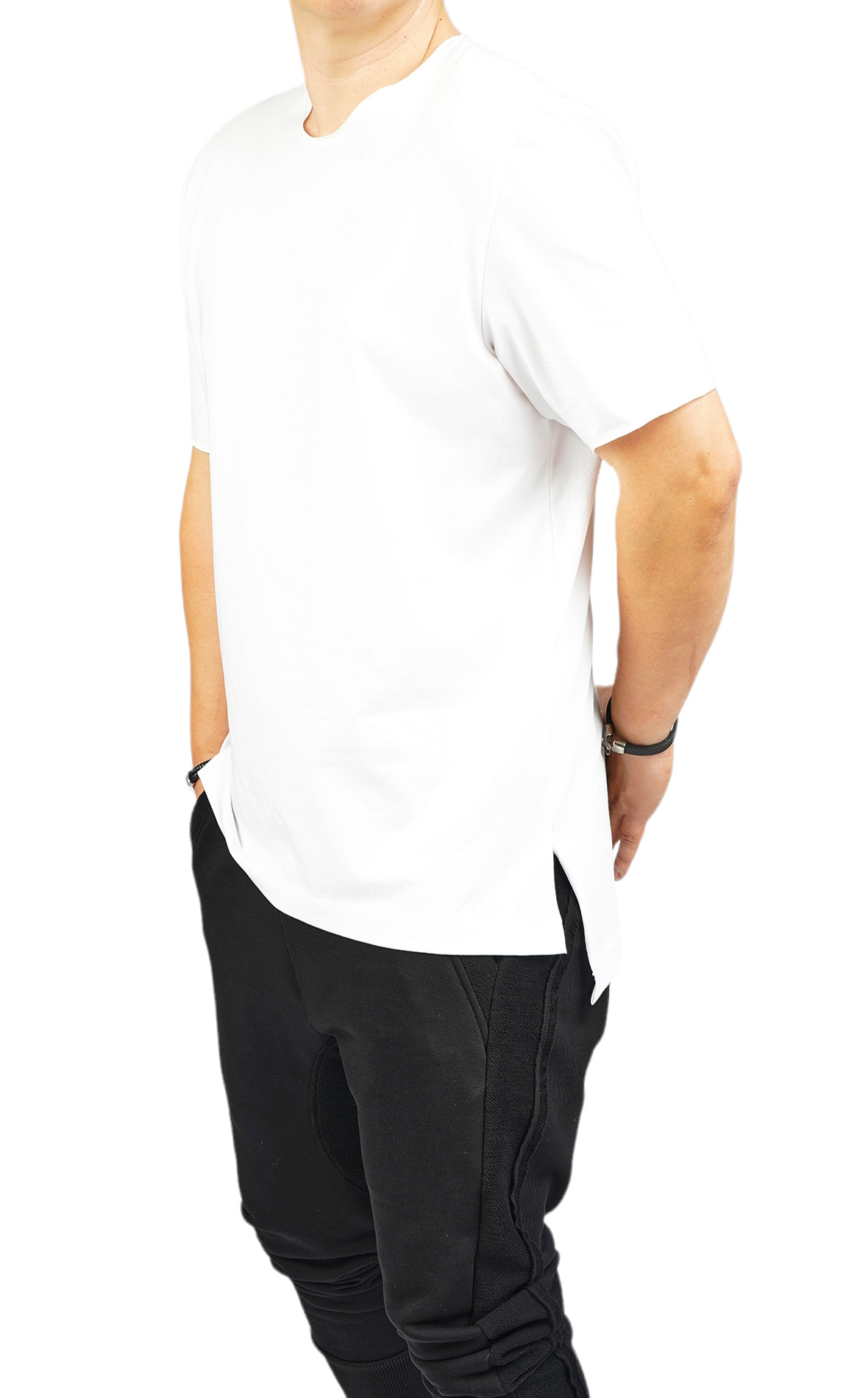 Basic premium white t-shirt tricouri MTL6026 Basic premium white t-shirt MTL6026