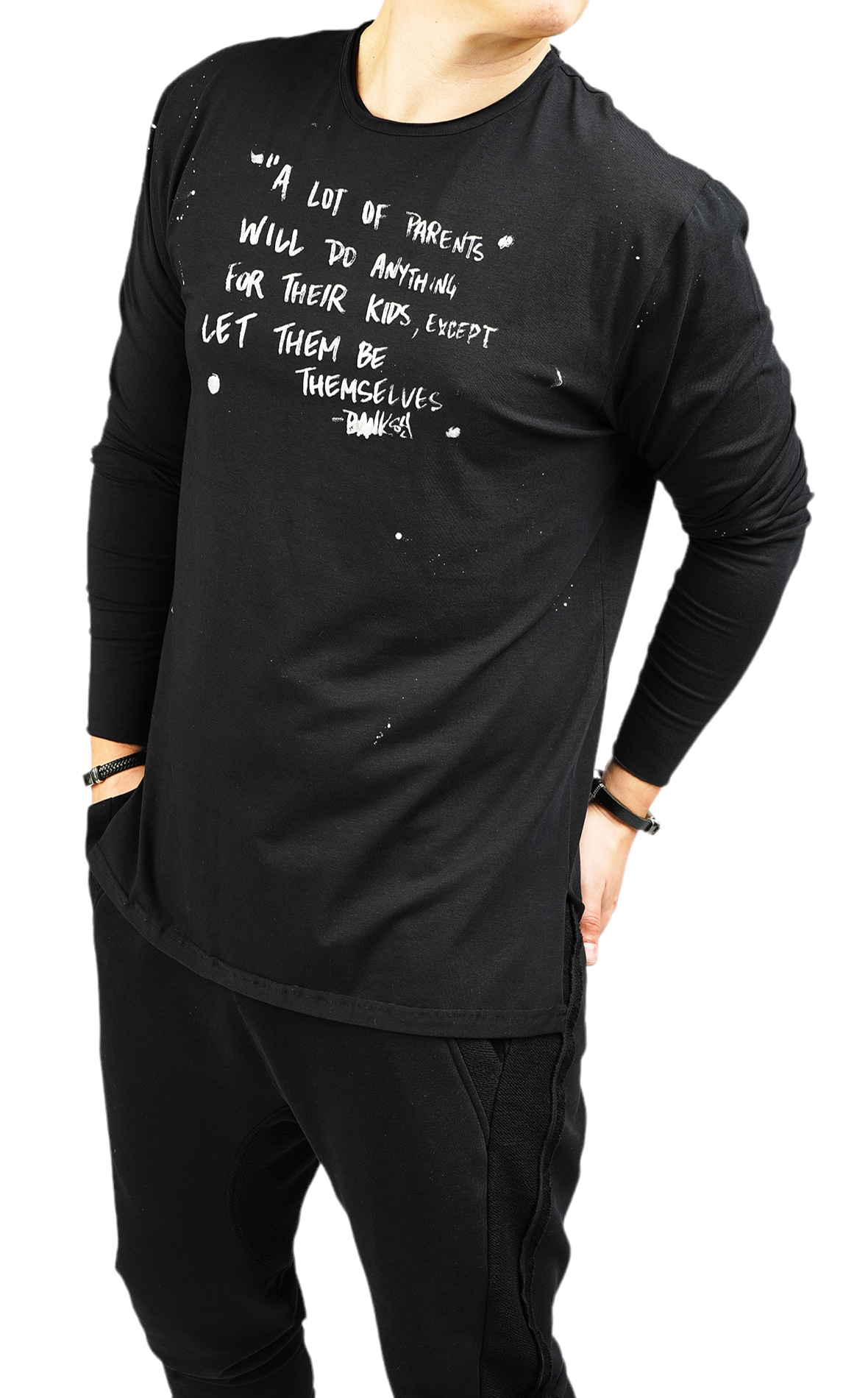 Bluza BANKSY dark rich bluze si hanorace MBL6021 Bluza BANKSY dark rich MBL6021