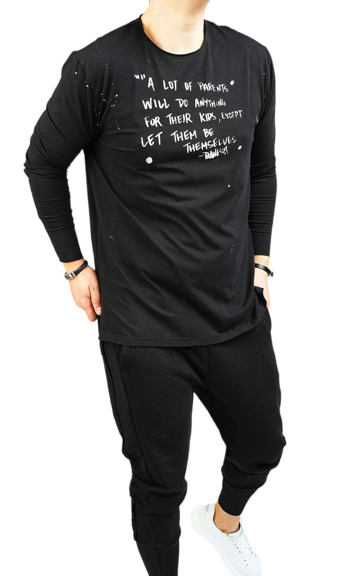 Bluza BANKSY dark rich bluze si hanorace MBL6021 Bluza BANKSY dark rich MBL6021