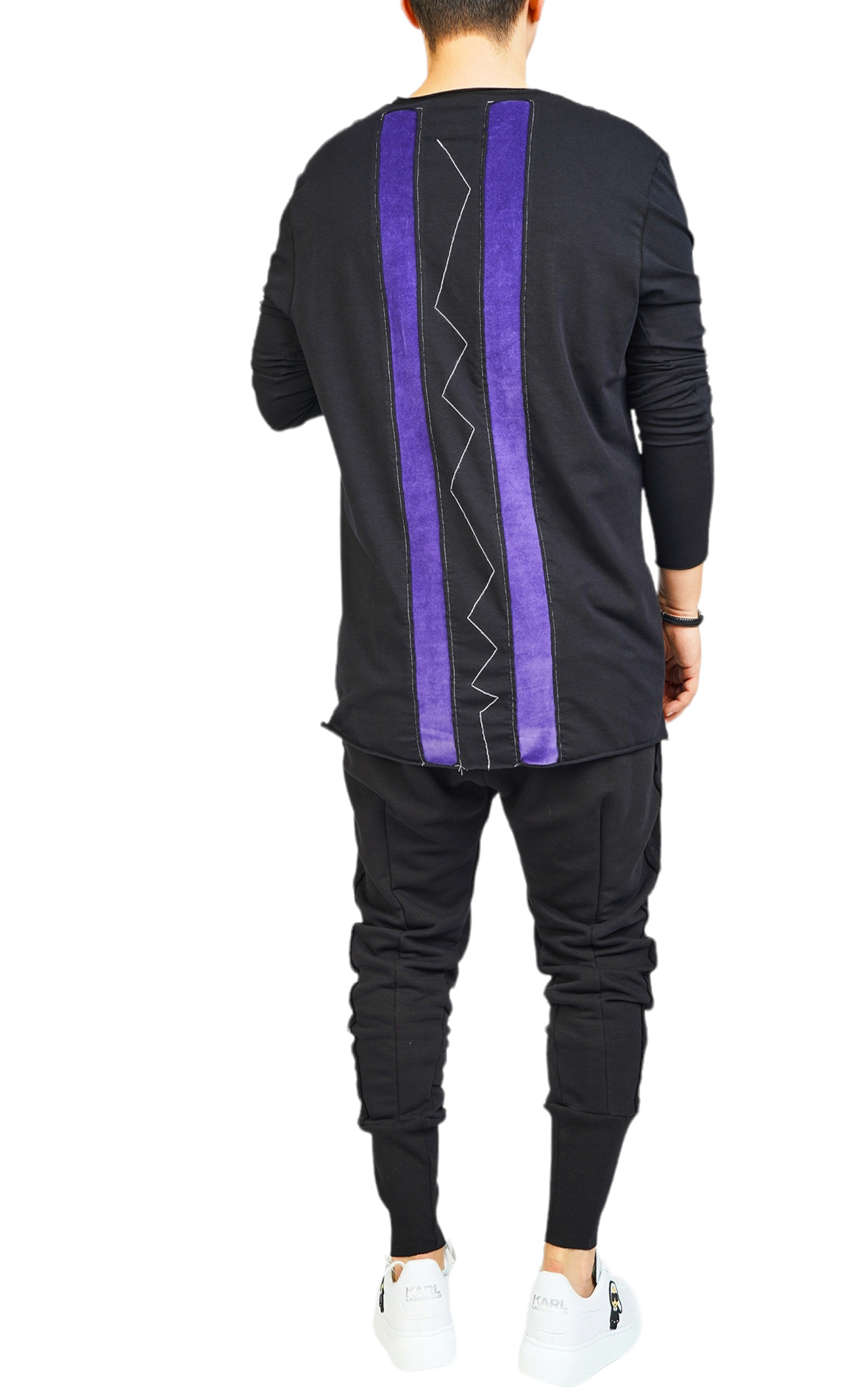 Bluza handmade w/ a slash of velvet bluze si hanorace MBL6023 Bluza handmade w/ a slash of velvet MBL6023