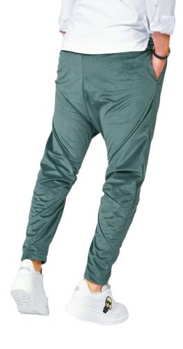 Pantaloni din catifea metalica-mata, premium MPL6100