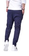 Pantaloni cu semi-tur, din <b>piele intoarsa</b> eco-friendly MPL6101