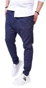 Pantaloni cu semi-tur, din <b>piele intoarsa</b> eco-friendly MPL6101