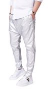 EXCLUSIVE SILVER LEATHER PANTS - NOT FOR EVERYONE MPL6102