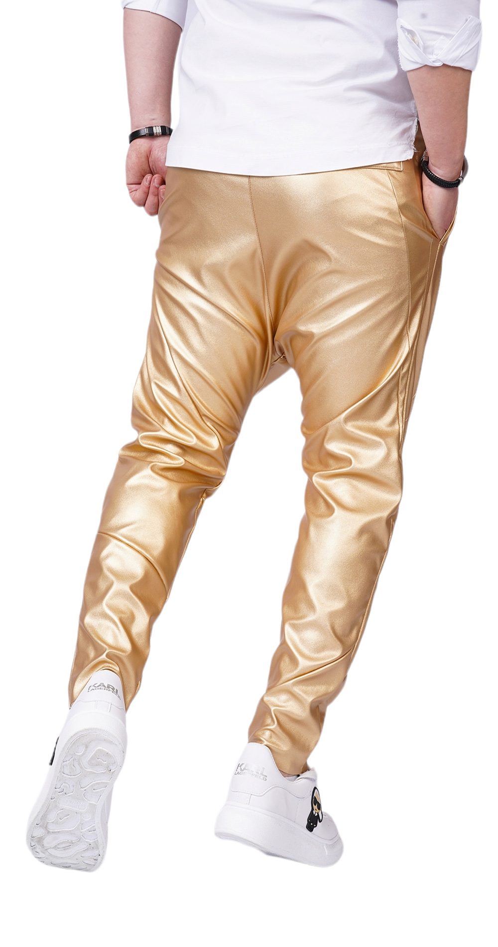 Exclusive GOLD LEATHER PANTS - NOT FOR EVERYONE MPL6103