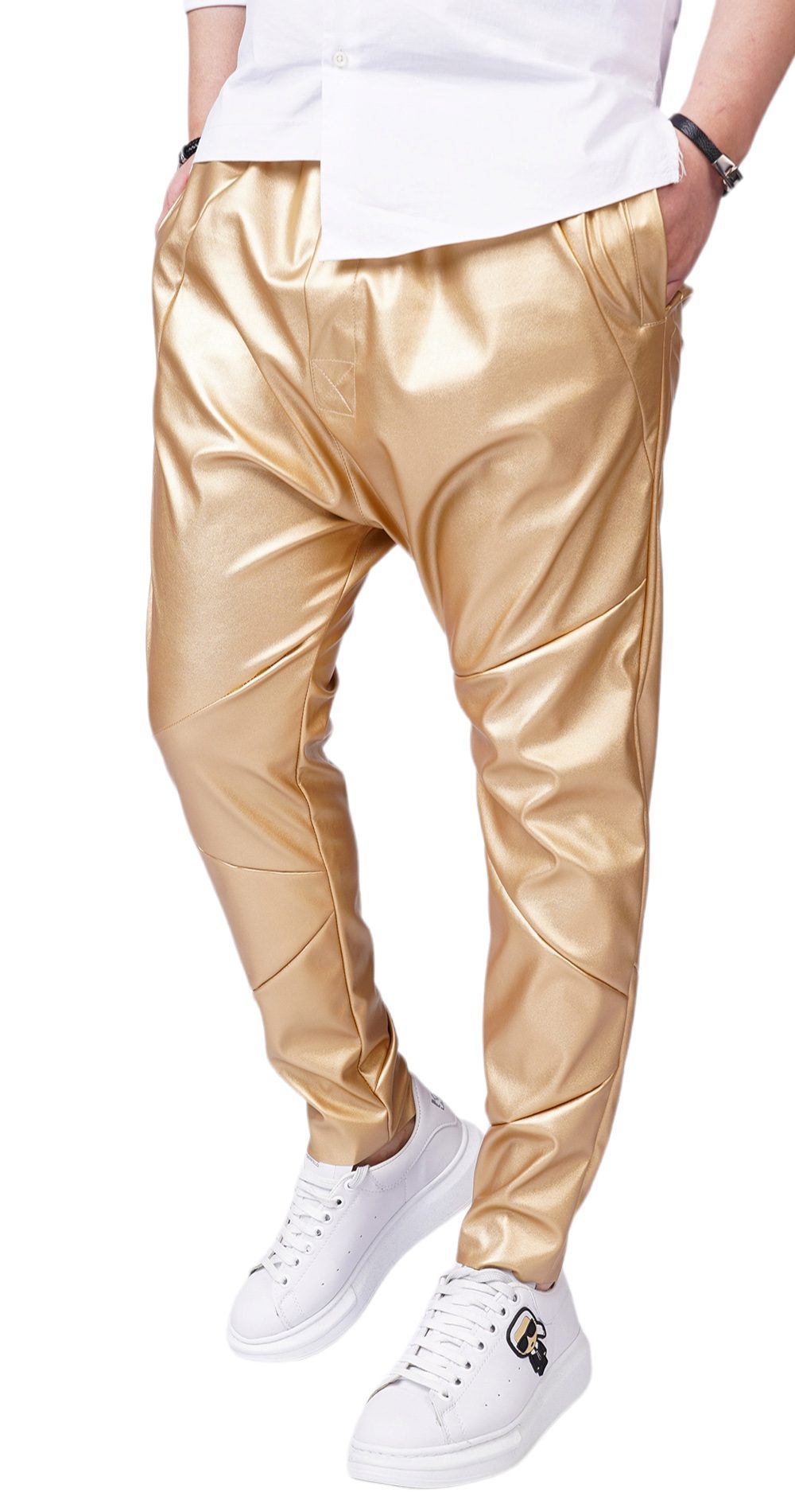 Exclusive GOLD LEATHER PANTS - NOT FOR EVERYONE MPL6103