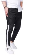 Pantaloni din stofa polymata cu semi-tur MPL6104 Pantaloni din stofa polymata cu semi-tur MPL6104