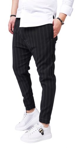 Exclusive! Pantaloni din stofa premium cu insertii metalice Gentlemen's edition MPL6114 Exclusive! Pantaloni din stofa premium cu insertii metalice MPL6114
