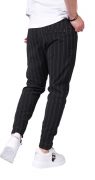 Exclusive!  Pantaloni din stofa premium cu insertii metalice MPL6114