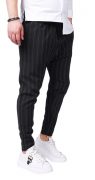 Exclusive! Pantaloni din stofa premium cu insertii metalice Gentlemen's edition MPL6114 Exclusive! Pantaloni din stofa premium cu insertii metalice MPL6114