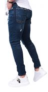 Jeans stretch, cu tocituri si elemente handmade anterioare MJL6120 Jeans stretch, cu tocituri si elemente handmade MJL6120