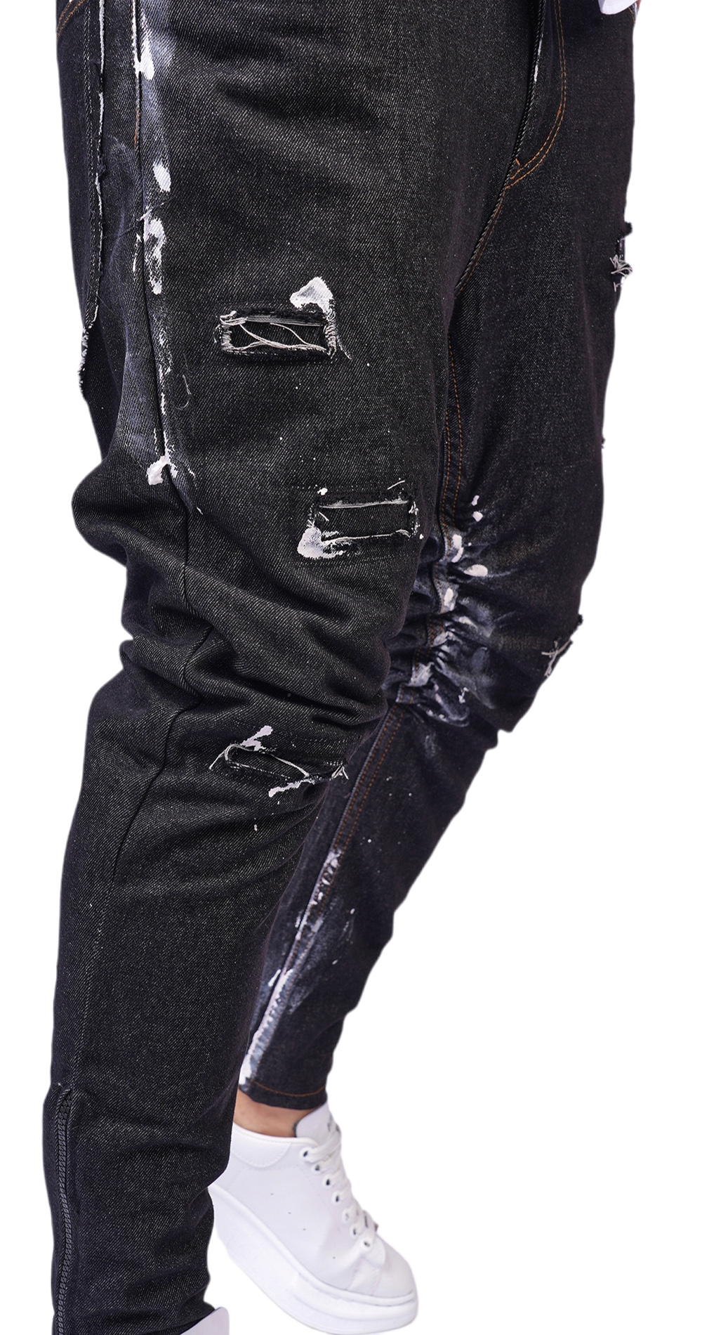 Blugi albastru-inchis, special colour jeans MJL6121 Blugi albastru-inchis, special colour MJL6121