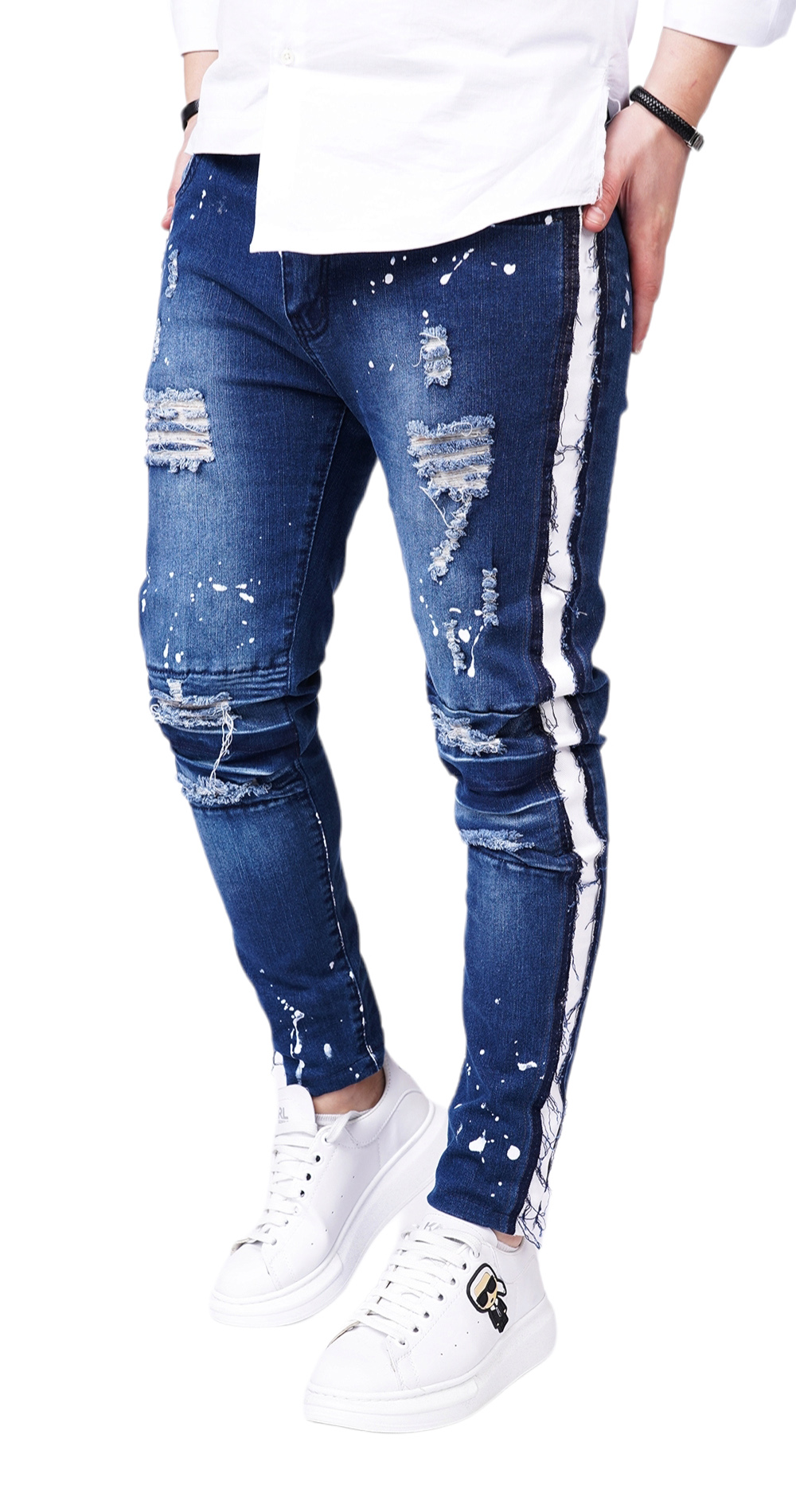 Blugi din denim stretch, editie primavara jeans MJL6122 Blugi din denim stretch, editie primavara MJL6122