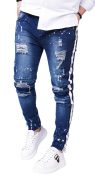 Blugi din denim stretch, editie primavara jeans MJL6122 Blugi din denim stretch, editie primavara MJL6122