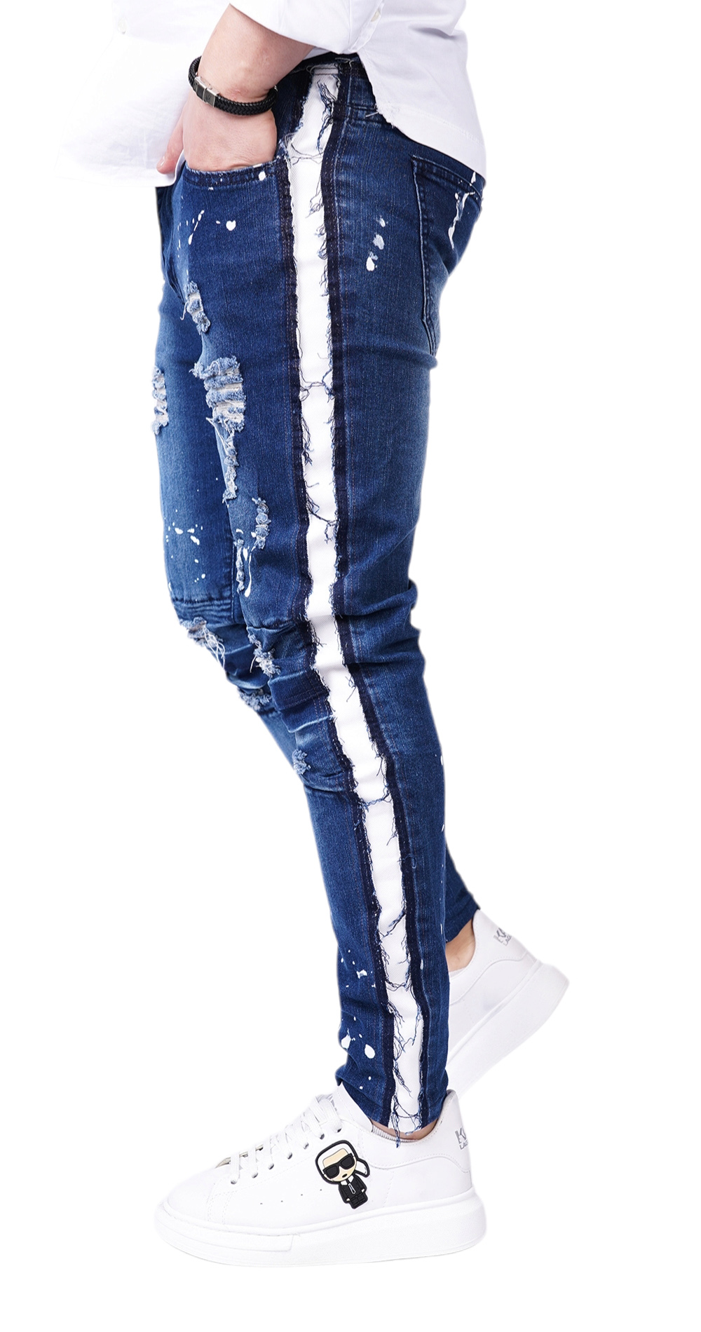 Blugi din denim stretch, editie primavara jeans MJL6122 Blugi din denim stretch, editie primavara MJL6122