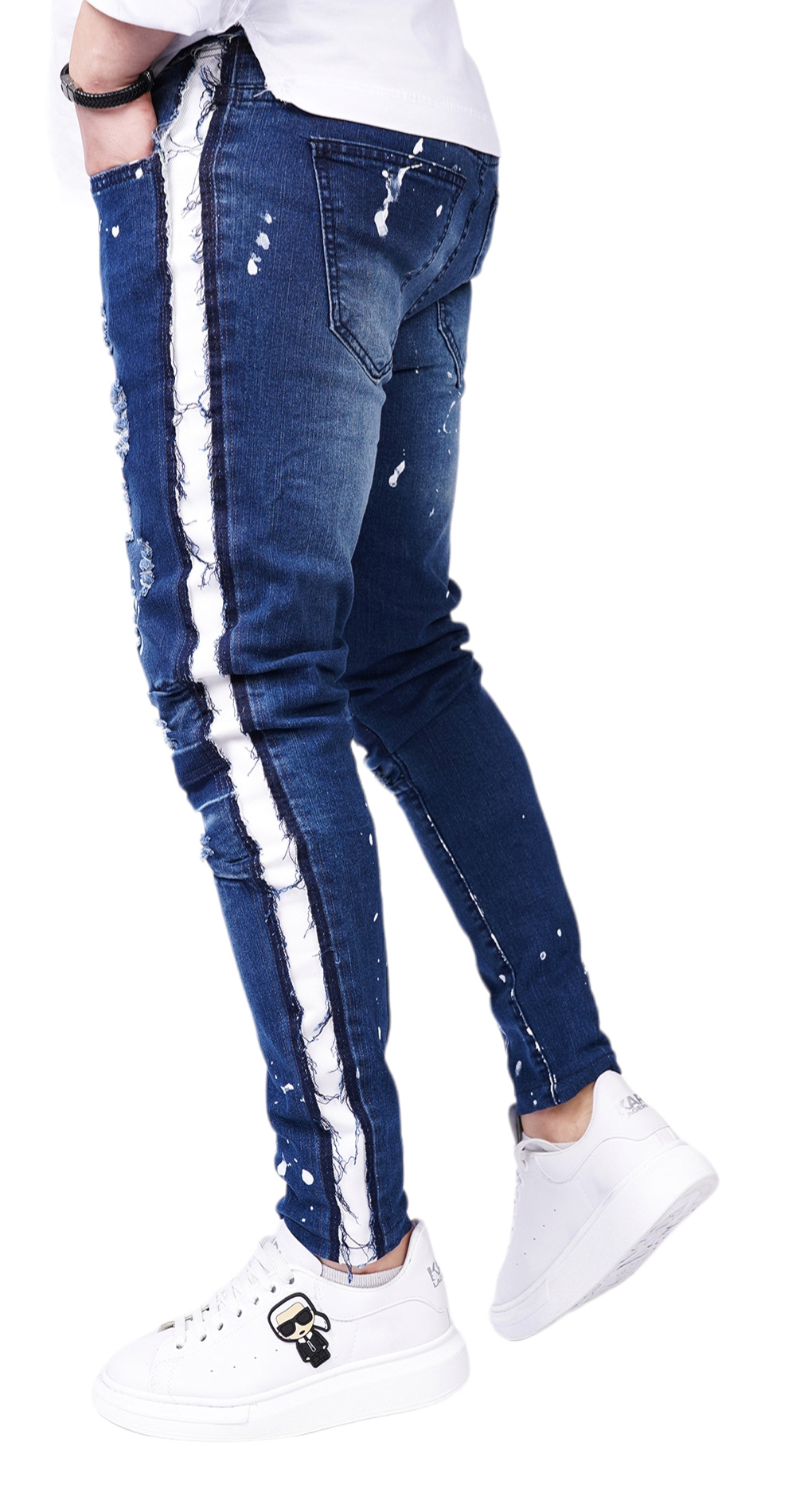Blugi din denim stretch, editie primavara jeans MJL6122 Blugi din denim stretch, editie primavara MJL6122